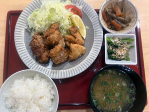 日向とりからあげ定食